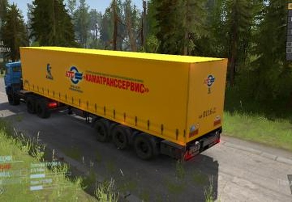 Текстура для полуприцепа-фургонаверсия 1.0 для Spintires: MudRunner (v22.03.19)