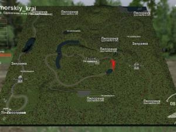 Карта «Приморский край»версия 1 для SpinTires (v03.03.16)