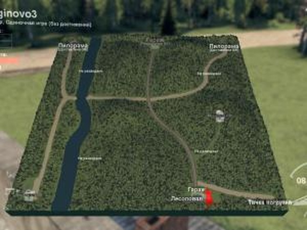 Карта «Логиново 3»версия 1.0 для SpinTires (v03.03.16)