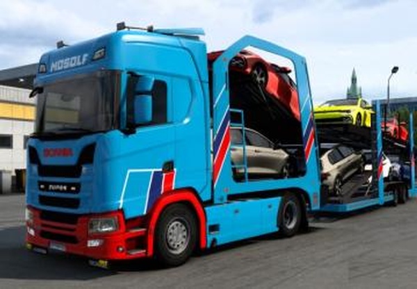 Scania P Cartransporter for Eugene Scaniav7.0 для Euro Truck Simulator 2 (v1.40.x)