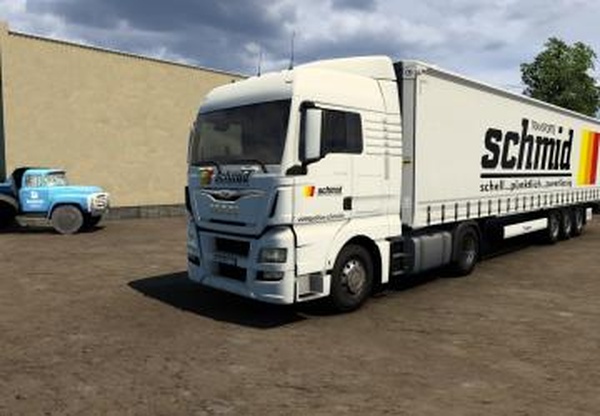 Комбо скин Schmid Transportверсия 1.0 для Euro Truck Simulator 2 (v1.40.x)