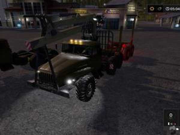 Урал «Лесовоз»версия 1.0 для Farming Simulator 2017 (v1.3)