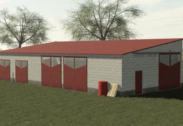 Concrete Block Garageверсия 1.0.0.0 для Farming Simulator 2019