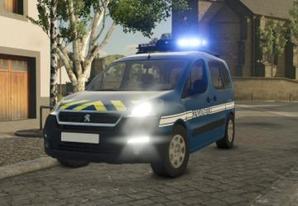 Peugeot Partner Gendarmerieверсия 1.0.0.0 для Farming Simulator 2025