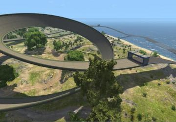 Карта Small Island Tracksверсия 1.0 для BeamNG.drive (v0.14.x)