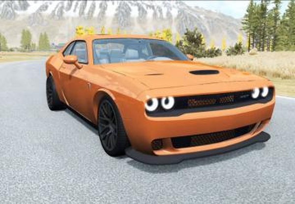 Dodge Challenger SRT Hellcat (LC)версия 2.0 для BeamNG.drive (v0.13.x - 0.14.x)