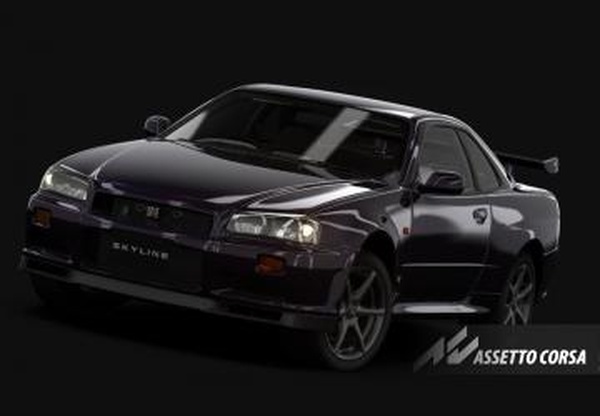1999 Nissan Skyline GT-R Series I Limited Color Midnight Purple II (R34)v1.0 для Assetto Corsa