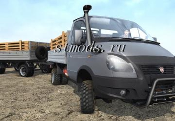 Газ-33027 «Газель»версия 29.04.19 для Spintires: MudRunner (v19.11.18)