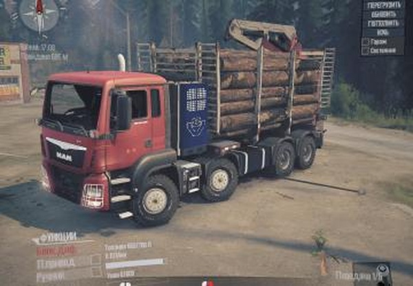 Man TGS 18.480версия 1.0 для Spintires: MudRunner (v18.10.18)