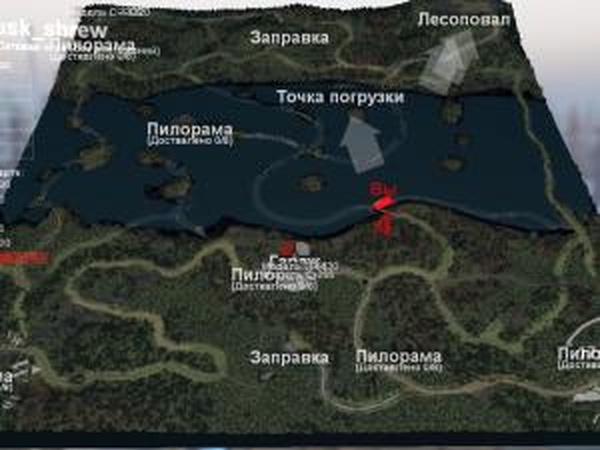 Карта «Выхухоль»версия 1 для SpinTires (v03.03.16)