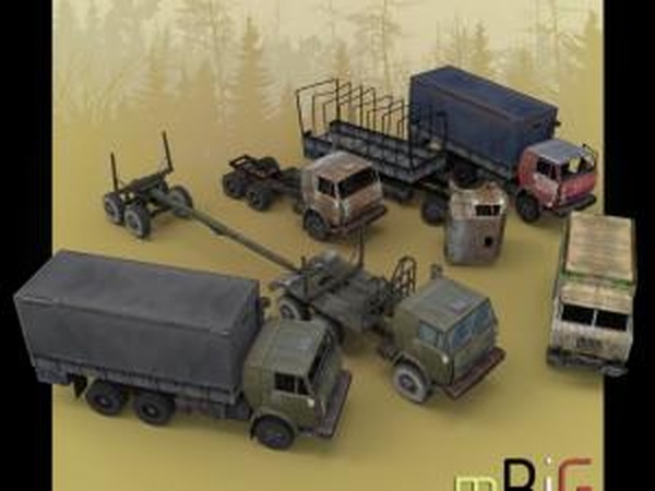 Динамические объекты: Сталкерверсия 1 для SpinTires (v03.03.16)