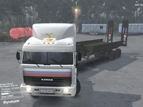 Камаз-54115 «Дальнобойщик»версия 2 для SpinTires (v03.03.16)