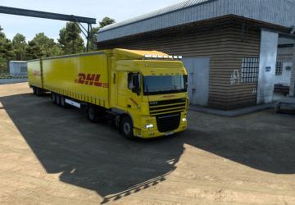 Комбо  Скин DHL Expressверсия 5.0 для Euro Truck Simulator 2 (v1.39.x, 1.40.x)