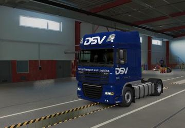 Скин DSV для DAF XF 105версия 1.0 для Euro Truck Simulator 2 (v1.40.x)