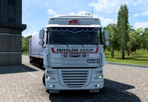 Скин DAF XF 105 «Privolzhe Goup»версия 1.0 для Euro Truck Simulator 2 (v1.40.x)