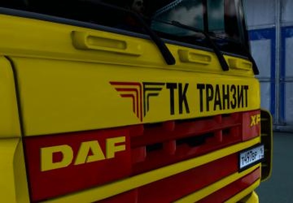 Скин для DAF XF 105 ТК Транзитверсия 1.0 для Euro Truck Simulator 2 (v1.40.x)