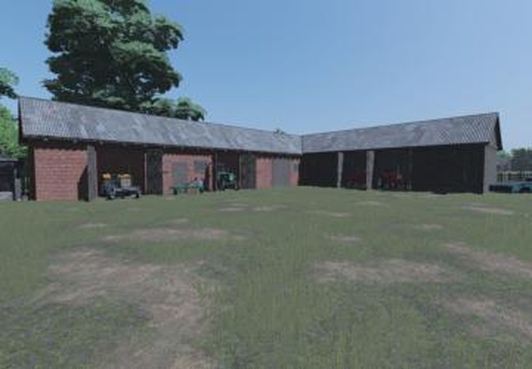 Brick Shed With Barnверсия 1.0.0.0 для Farming Simulator 2022
