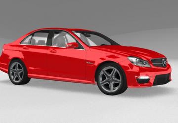 Mercedes-Benz C63 AMG 2012версия 1.0 для BeamNG.drive (v0.13.x - 0.14.x)