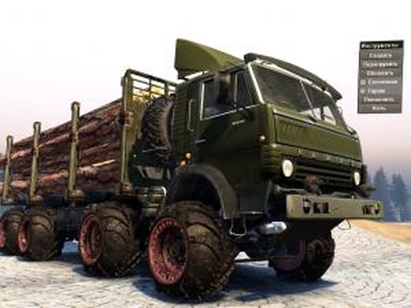 КамАЗ-6350 «Мустанг»версия 1.0 для SpinTires (v03.03.16)
