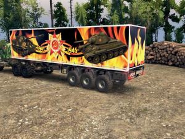 Текстура полуприцепа с гаражными частямиv28.02.17 для SpinTires (v03.03.16)