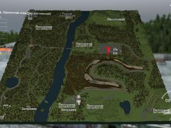 Карта «Тёмная Тайга»версия 1 для SpinTires (v03.03.16)