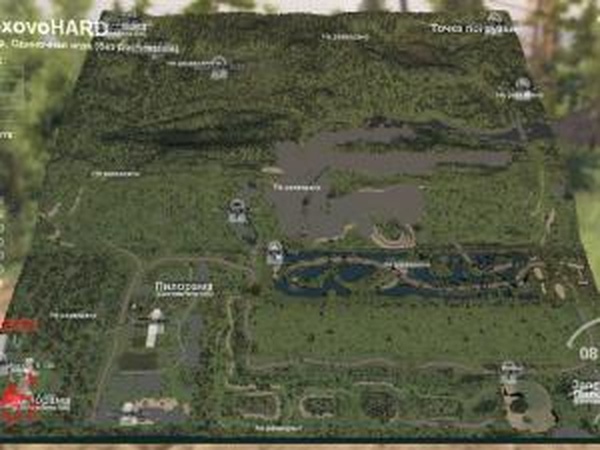 Карта «Село Орехово»версия 1 для SpinTires (v03.03.16)
