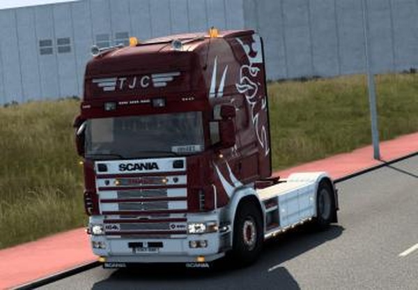 Scania R4 TJC Transport skinверсия 1.0 для Euro Truck Simulator 2 (v1.40.x)