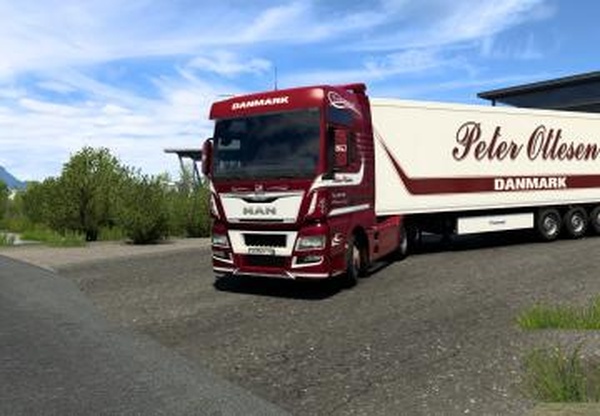Комбо скин Peter Ottesenверсия 1.0 для Euro Truck Simulator 2 (v1.40.x)