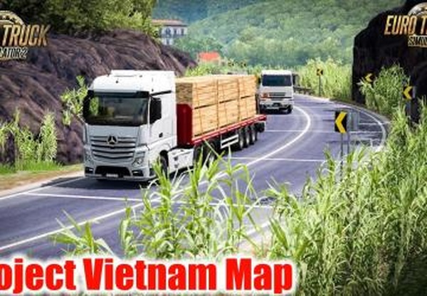 Карта Вьетнамаверсия 2.0 для Euro Truck Simulator 2 (v1.40.x)