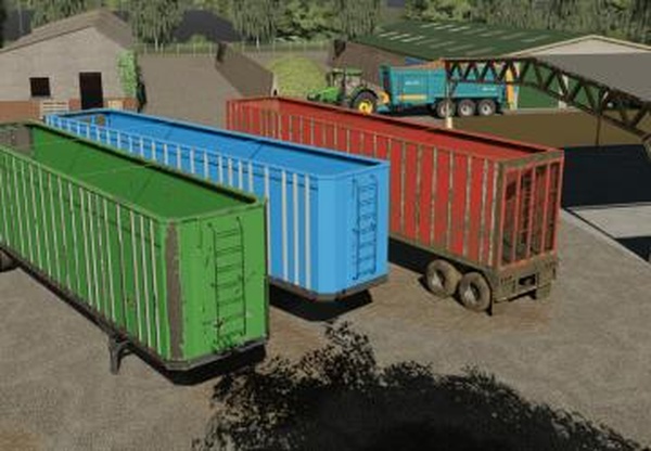 Woodchip Trailerверсия 1.0.0.0 для Farming Simulator 2019 (v1.6.x)