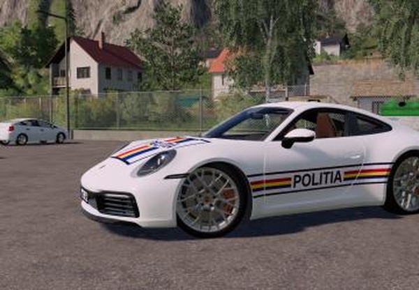 Porsche Carrera 4S Politiaверсия 1.0.0.0 для Farming Simulator 2019 (v1.6.x)