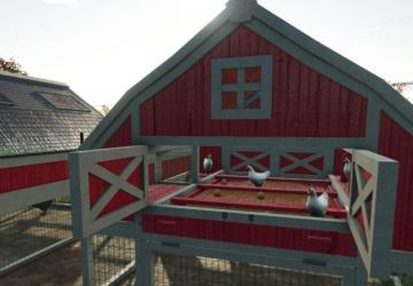 Chicken Coop Packверсия 1.0.0.0 для Farming Simulator 2025