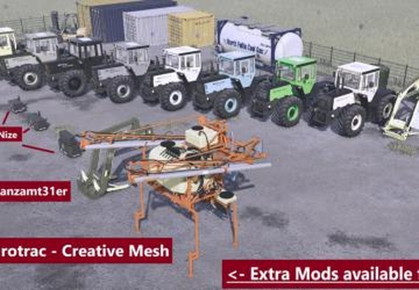 Mercedes Benz MB Trac Packверсия 3.0.0.1 для Farming Simulator 2025