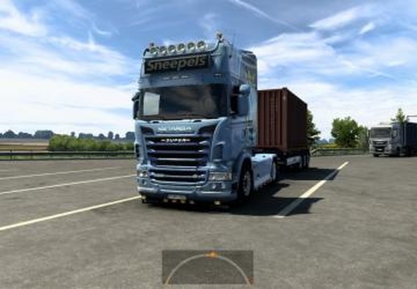 Scania V8 Sneepels Open pipeверсия 1.0 для Euro Truck Simulator 2 (v1.40.x)
