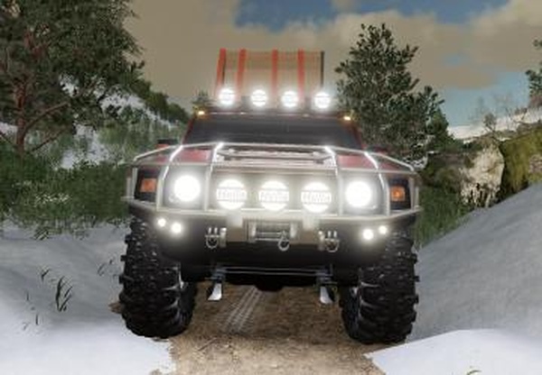 Hummer H2 6X6версия 1.0.0.0 для Farming Simulator 2019 (v1.6.x)
