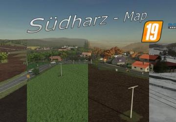 Карта «Sudharz Map»версия 1.2.2.0 для Farming Simulator 2019 (v1.6.x)