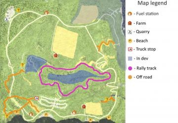 Карта «Russian Roads NP»версия 20.18 для BeamNG.drive (v0.12)