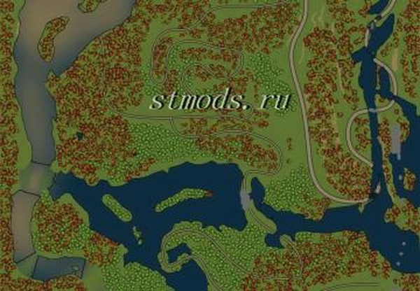 Карта «Высокая горная вода/山高水低»версия 1.0 для Spintires: MudRunner (v19.11.18)