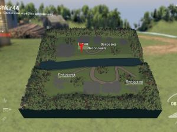 Карта «Bashki r44»версия 1 для SpinTires (v03.03.16)