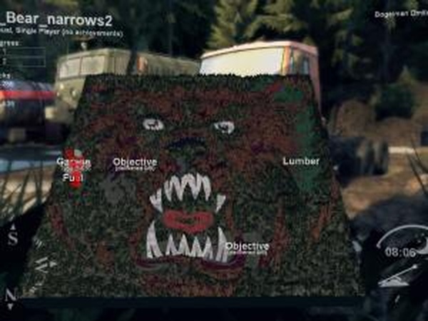 Карта «Ведмежьи тропы»версия 2.0 для SpinTires (v03.03.16)