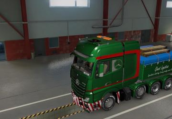 Custom Chassis for Mercedes Actros 2014версия 1.0 для Euro Truck Simulator 2 (v1.40.x)