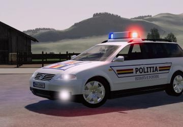 Volkswagen Passat Politiaверсия 1.0.0.0 для Farming Simulator 2019 (v1.6.x)