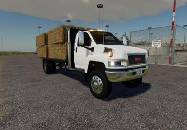 GMC Topkick Flatbedверсия 1.0 для Farming Simulator 2019 (v1.6.x)