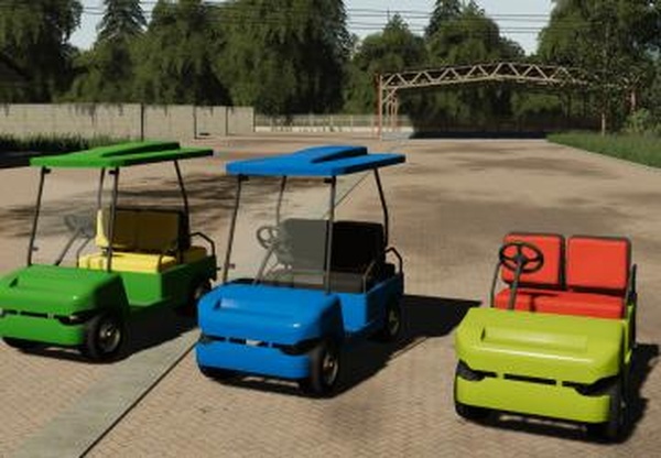 Lizard Golf Cartверсия 1.0.0.0 для Farming Simulator 2019 (v1.6.x)