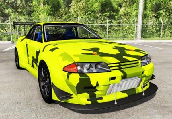 Nissan Skyline GT-R (R32) Rocket Bunnyверсия 1.0 для BeamNG.drive (v0.11.x)