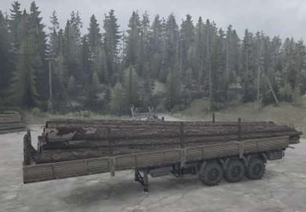 Полуприцеп-шаландаверсия 26.01.19 для Spintires: MudRunner (v19.11.18)