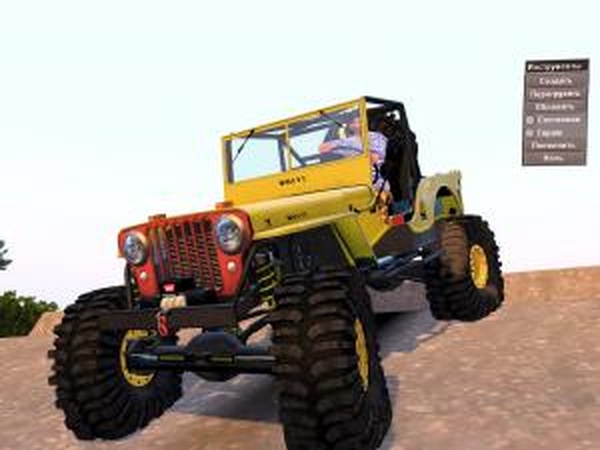 Jeep CJ2A Crawler 1948версия 22.02.17 для SpinTires (v03.03.16)