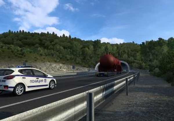 Special Transport Escort Policeверсия 1.2.1 для Euro Truck Simulator 2 (v1.40.x)