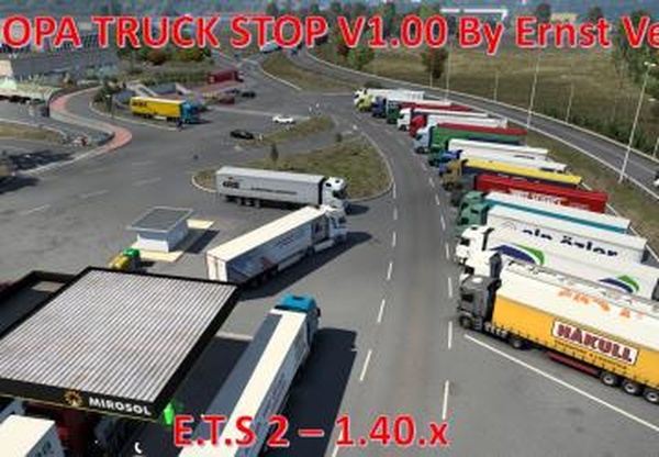 Europa Truck Stopверсия 1.0 для Euro Truck Simulator 2 (v1.40.x)