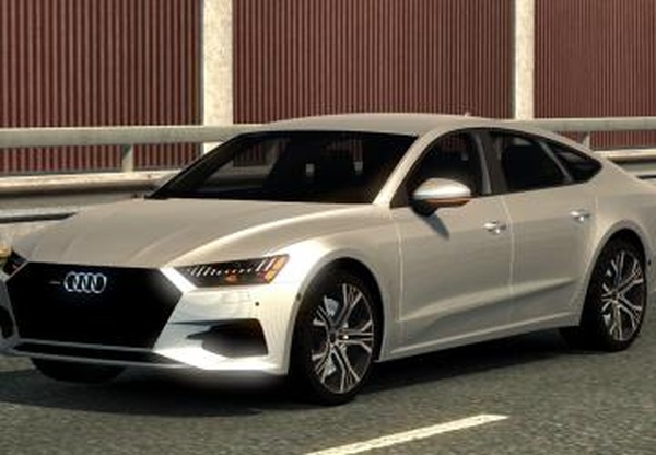 Audi A7 Sportback 2018версия 1.1 для Euro Truck Simulator 2 (v1.40.x)